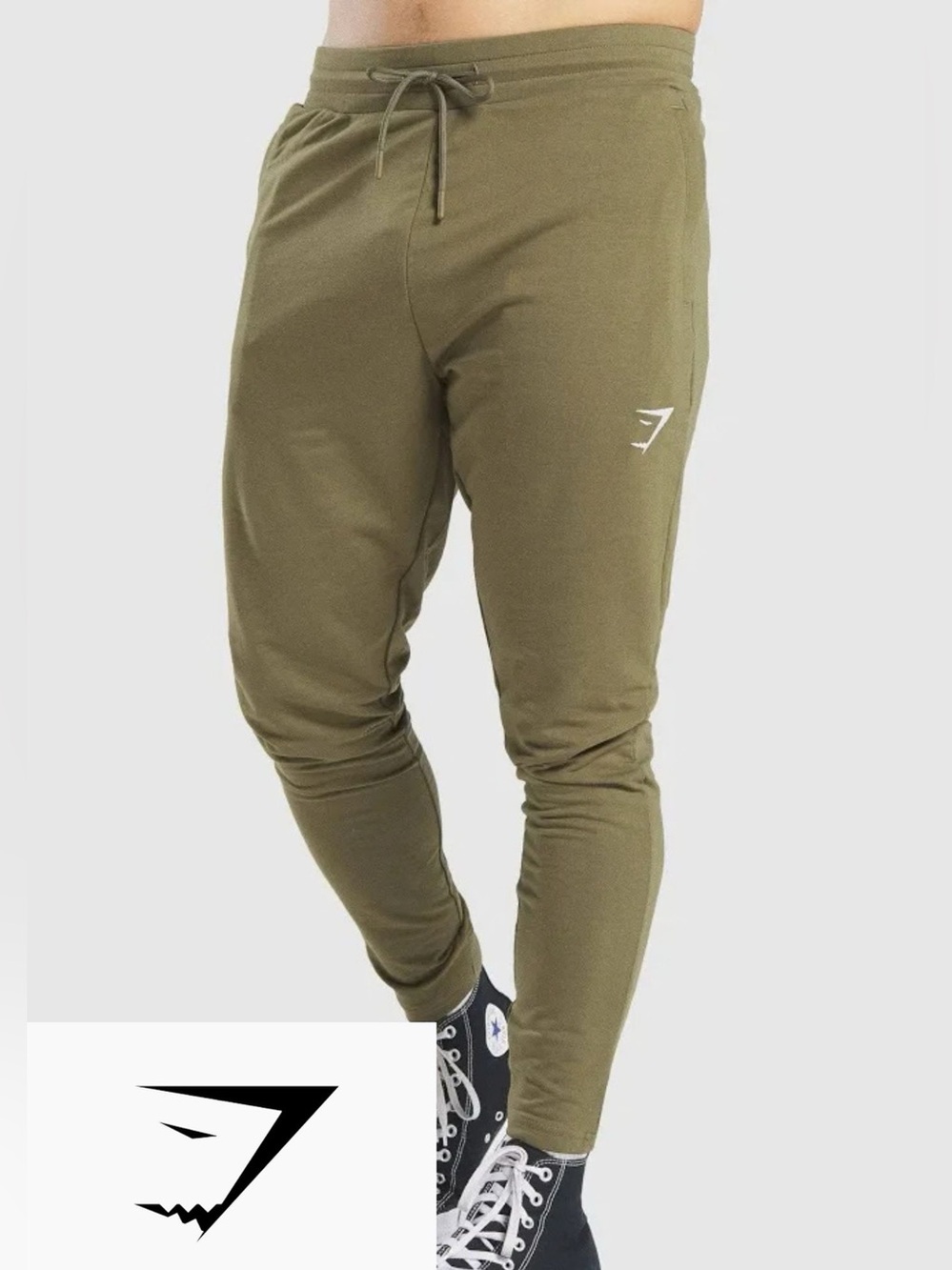 2/40$ Gymshark Critical Zip Joggers Men’s Size Medium - Dark Green